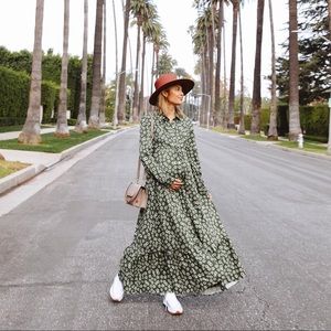 NWT Hutch Floral Button-Down Maxi Dress (CAN BE MATERNITY)